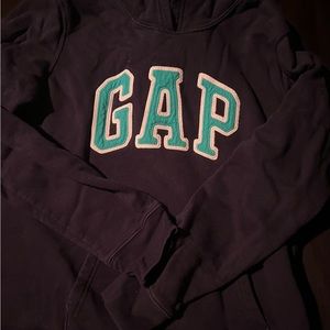 Long sleeve pull over Navy blue hoodie in size Medium